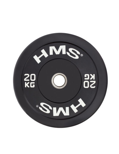 Talerz olimpijski hms black bumper 20 kg bbr20
