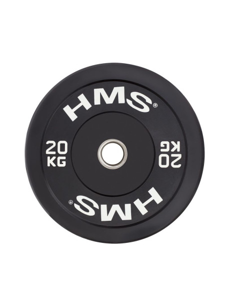 Talerz olimpijski hms black bumper 20 kg bbr20