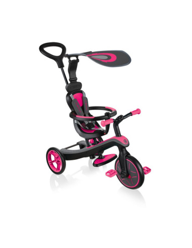 Rowerek 4w1 globber explorer trike fuchsia 632