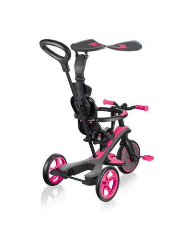 Rowerek 4w1 globber explorer trike fuchsia 632