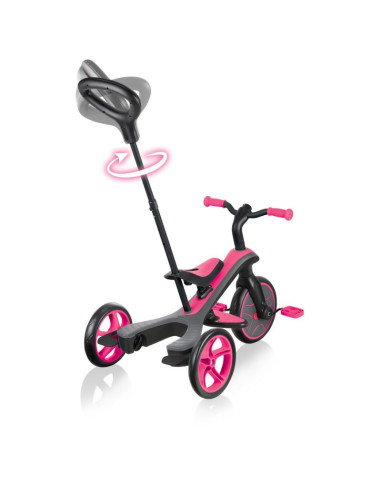 Rowerek 4w1 globber explorer trike fuchsia 632