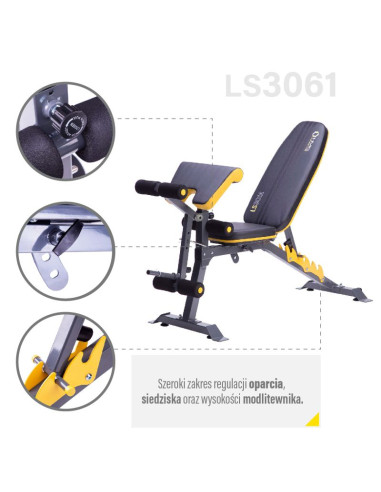 Ławka pod sztangę hms ls3061