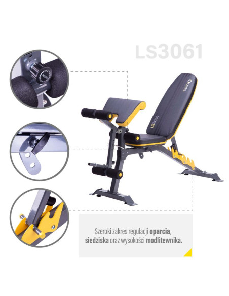 Ławka pod sztangę hms ls3061