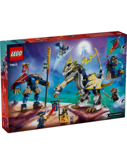 Lego ninjago 71843 mech smoczego jeźdźca rogue’a 2