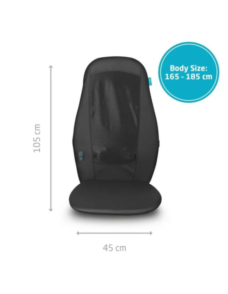 Nakładka masująca shiatsu ecomed by medisana mc-15e