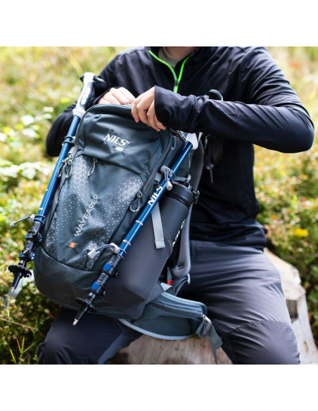 Nc1925 plecak turystyczny szary wayfarer 35l nils camp