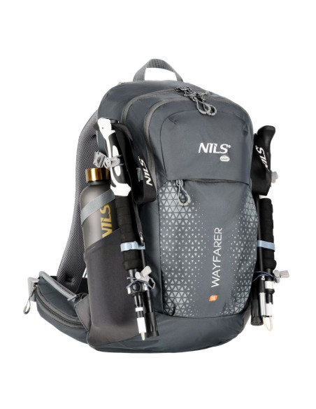 Nc1925 plecak turystyczny szary wayfarer 35l nils camp