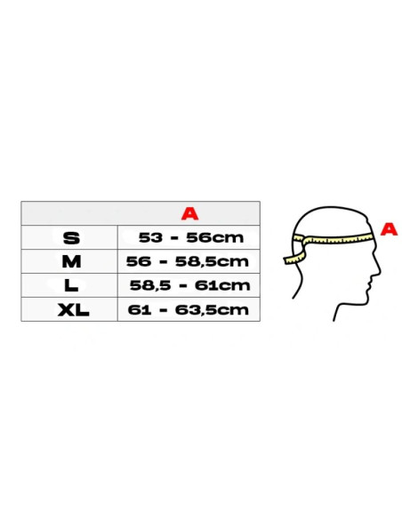 Kask bokserski m - black master