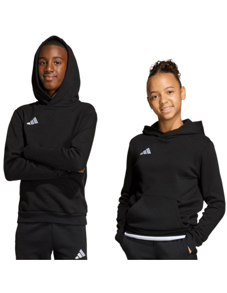 Bluza dla dzieci adidas entrada 26 hoody czarna jz6569