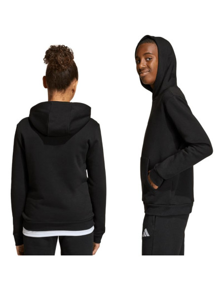 Bluza dla dzieci adidas entrada 26 hoody czarna jz6569