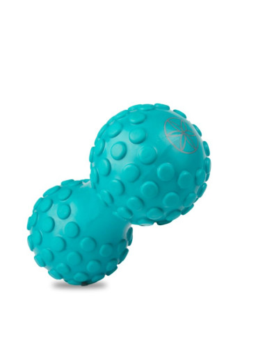 Piłka podwójna z wypustkami do masażu