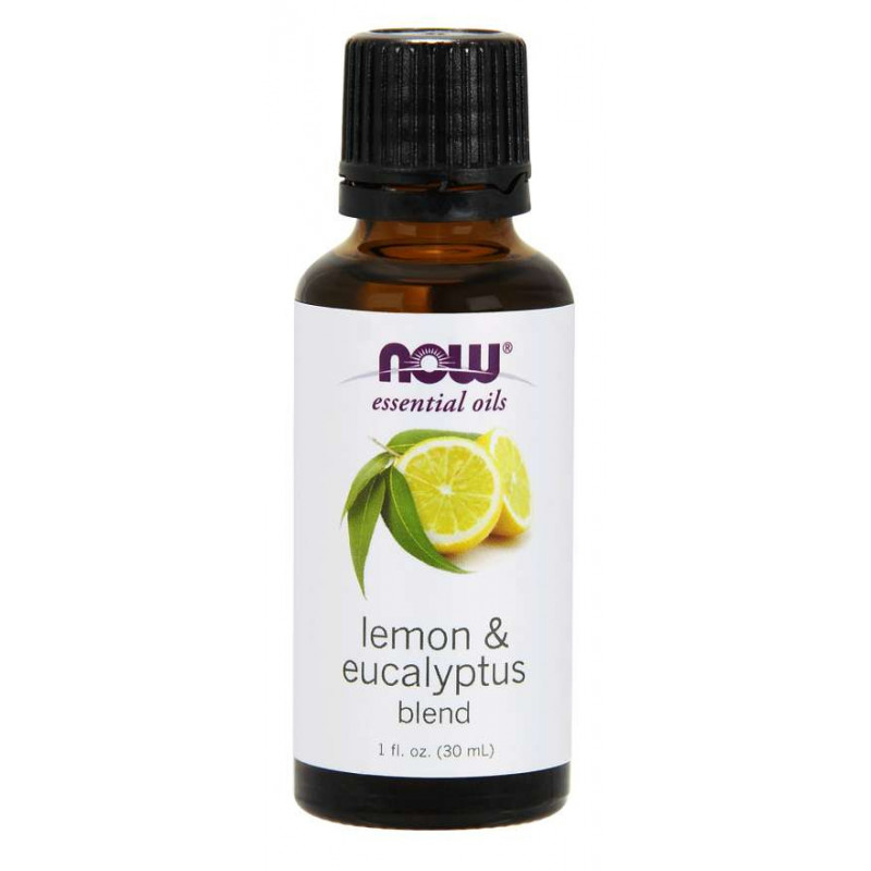 Lemon & Eucalyptus Blend - Olejek Cytrynowy, Olejek Eukaliptusowy i Olejek z Trawy Cytrynowej (30 ml)