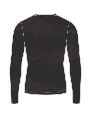 Bielizna męska viking gasher man longsleeve merino roz. m czarna