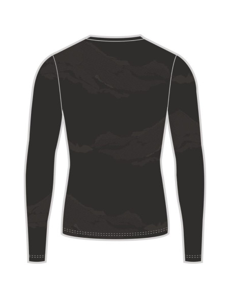 Bielizna męska viking gasher man longsleeve merino roz. m czarna