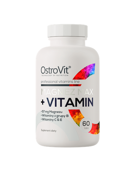 Ostrovit Magnez Max + Vitamin (60 Tabl.)