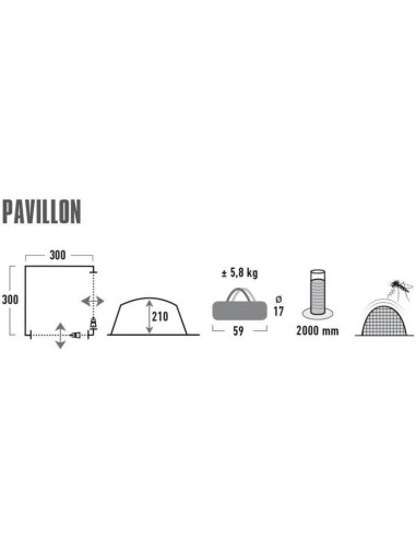 Pawilon high peak pavillon 14047