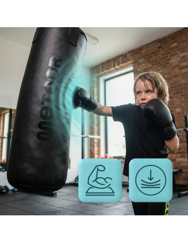 Zestaw worek bokserski 12 kg i rękawice bokserskie 6 oz meteor