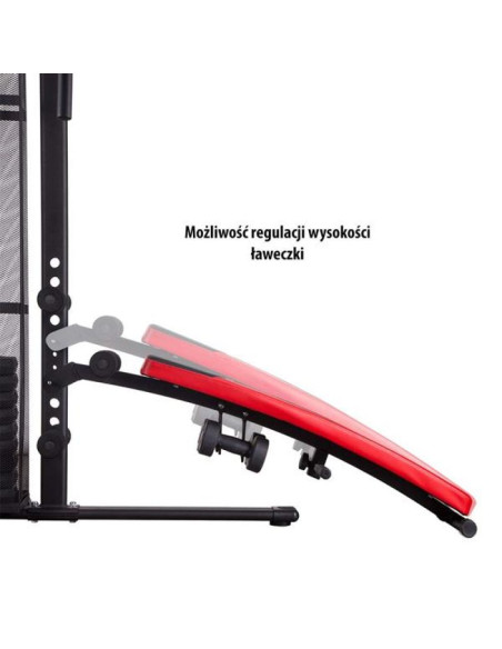 Atlas z ławką hms tytan 12 150 lbs