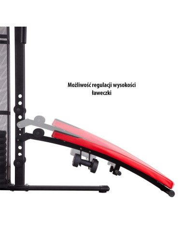 Atlas z ławką hms tytan 12 150 lbs