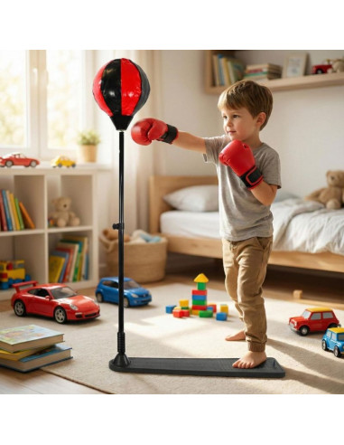 Zestaw bokserski enero dla dzieci regulowany 75-128cm i rękawice