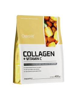 Ostrovit Kolagen + Witamina C - Smak Ananasowy (400 G) 2