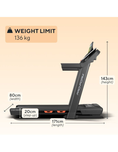 Bieżnia elektryczna proform carbon tls