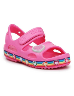 Sandały crocs fun lab rainbow sandal jr 206795 2