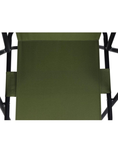 Krzesło turystyczne z podłokietnikami 52x44x75cm składane zielone