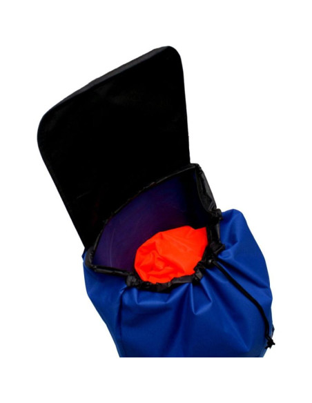 Wózek torba na kólkach na zakupy ze stelażem 31l niebieski