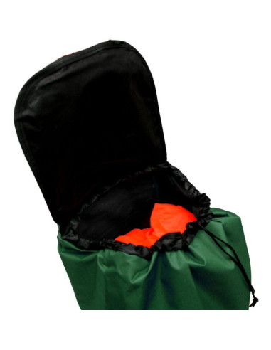 Wózek torba na kólkach na zakupy ze stelażem 31l zielono biały