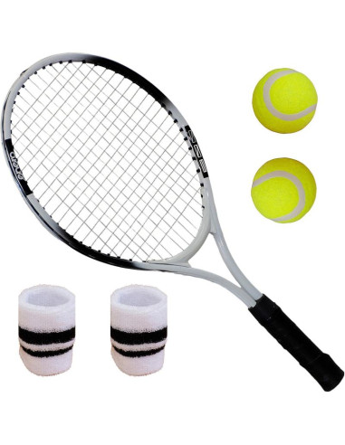 Zestaw do tenisa ziemnego 4w1 rakieta 2 piłki kpl.frotek enero