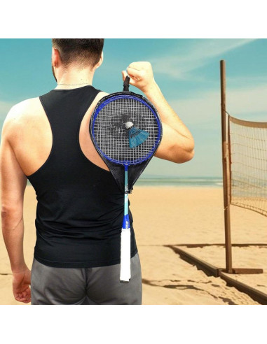 Zestaw do badmintona w pokrowcu navy blue enero 105