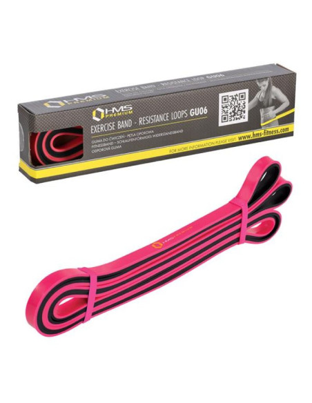 Guma do ćwiczeń hms róż-czar gu06