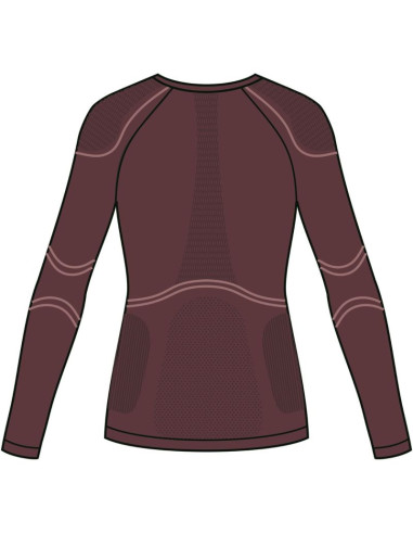 Bielizna damska viking lana pro longsleeve merino roz. s różowa