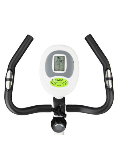 Rowerek magnetyczny biało-zielony hms m9239*