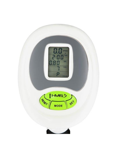 Rowerek magnetyczny biało-zielony hms m9239*