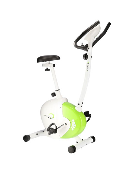 Rowerek magnetyczny biało-zielony hms m9239*