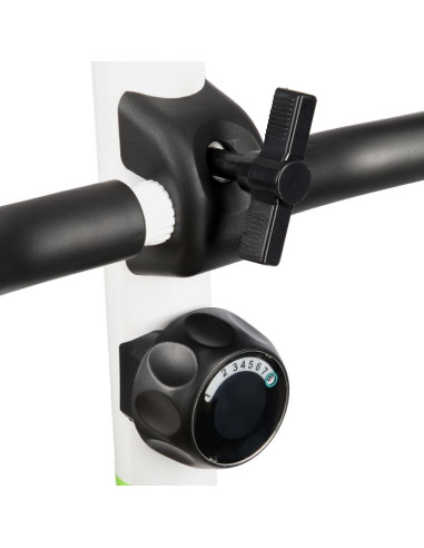 Rowerek magnetyczny biało-zielony hms m9239*