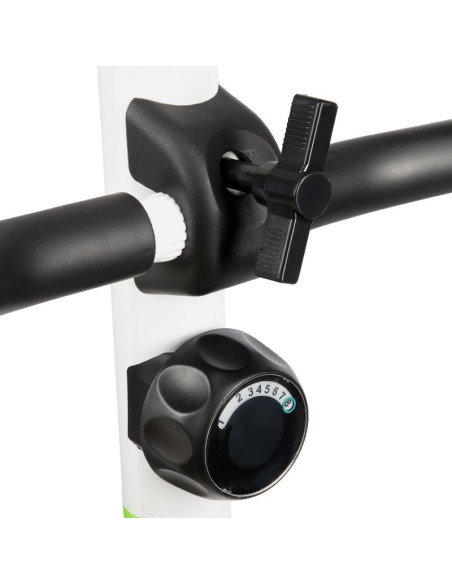 Rowerek magnetyczny biało-zielony hms m9239*