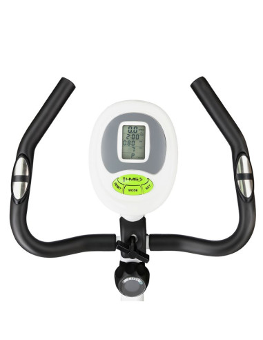 Rowerek magnetyczny biało-zielony hms m9239*