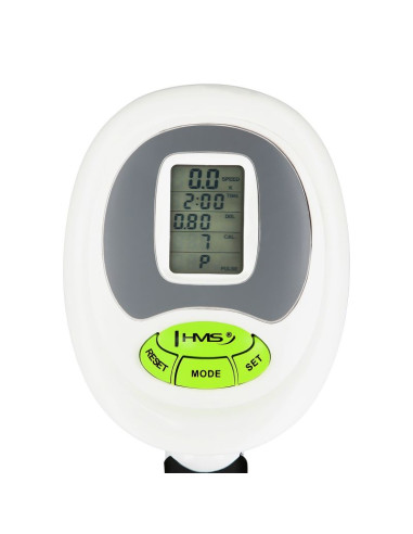 Rowerek magnetyczny biało-zielony hms m9239*