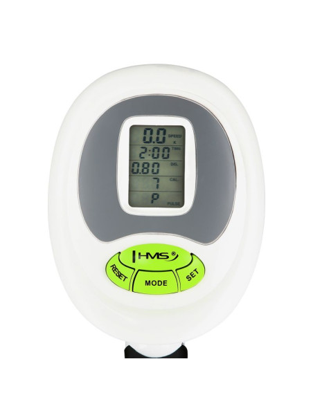 Rowerek magnetyczny biało-zielony hms m9239*