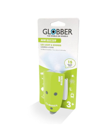 Lampka led + klakson globber mini buzzer