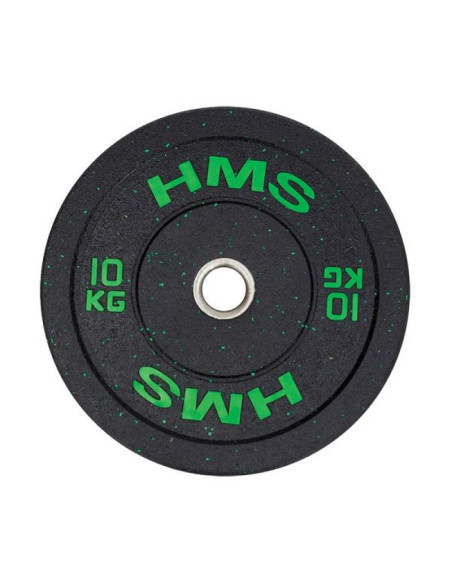 Talerz olimpijski hms bumper green 10 kg htbr10