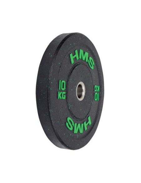Talerz olimpijski hms bumper green 10 kg htbr10