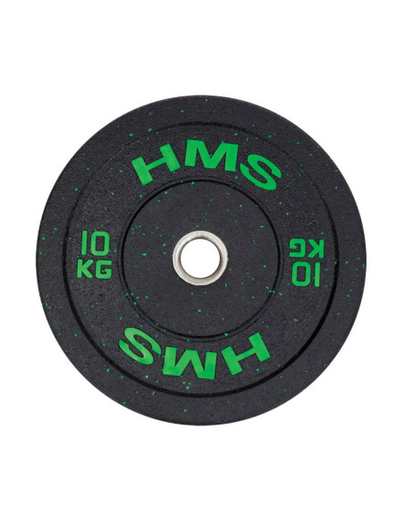 Talerz olimpijski hms bumper green 10 kg htbr10