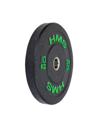 Talerz olimpijski hms bumper green 10 kg htbr10