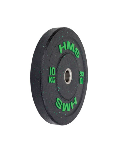 Talerz olimpijski hms bumper green 10 kg htbr10