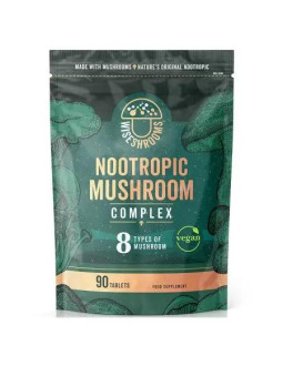 Wiseshrooms Nootropic Mushroom Complex (90 Tabl.) 2