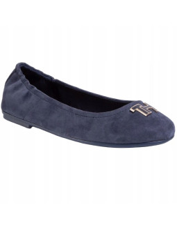 Buty tommy hilfiger th hardware balerina w